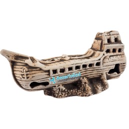 Décor aquarium - Epave galion de 26x12x10cm