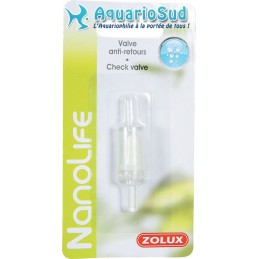 Valvola di non ritorno trasparente ZOLUX per tubo aria da 4/6 mm