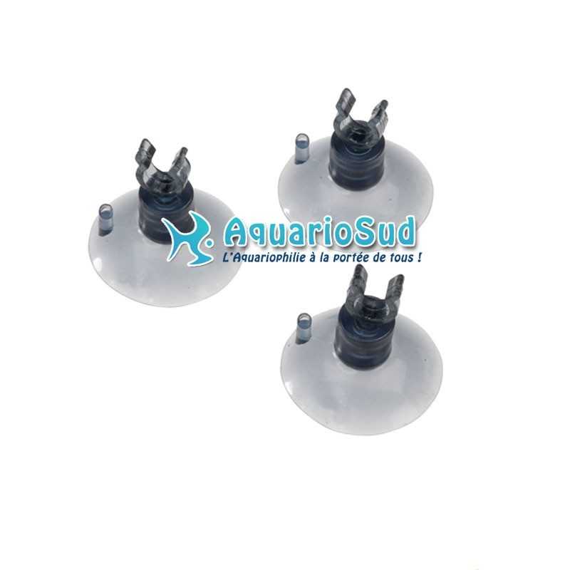 EBI - Juego de 3 ventosas con clip para manguera de aire de acuario con Ø 4/6 mm