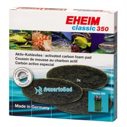 EHEIM Kohleschaum-Pad für Classic 350 Filter - 3er-Pack