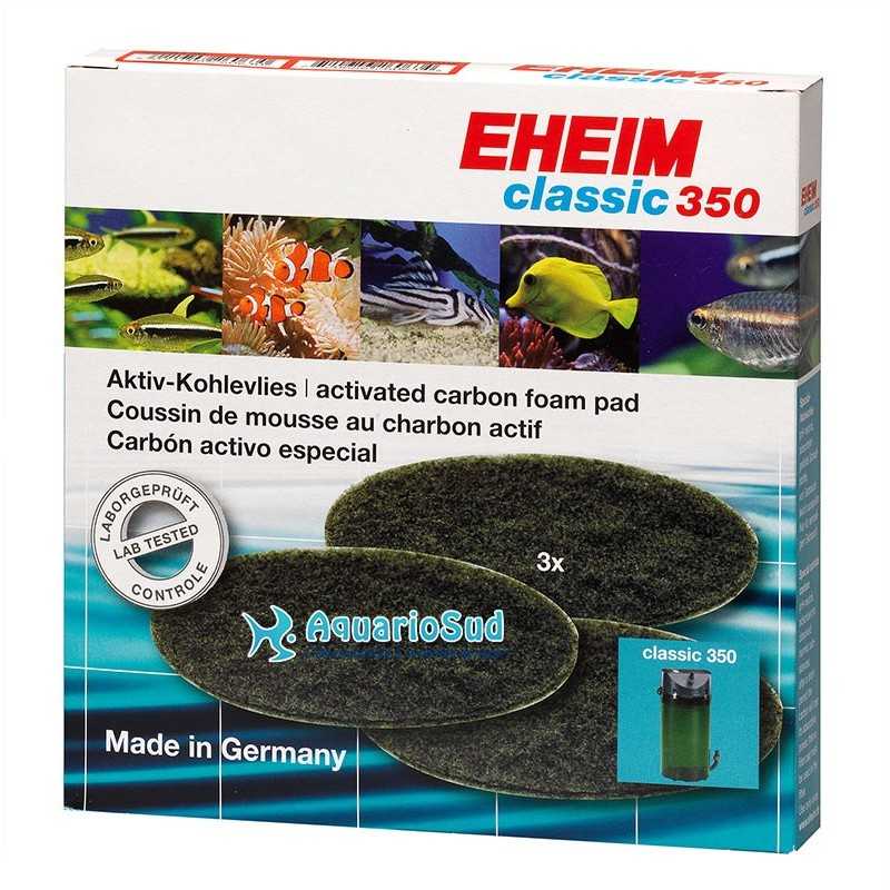 Almohadilla de espuma de carbono EHEIM para filtro Classic 350 (paquete de 3)