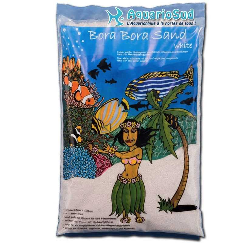 Le sable PREIS Bora Bora Sand en 8kg (5 litres) est idéal pour les aquariums marins
