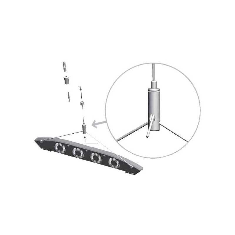 AQUA MEDIC Aquafit 2 cavi di sospensione