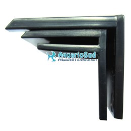 AQUA MEDIC Combfix |Ensemble de 6 supports noirs permettant de fixer le peigne de débordement Comb 50 aux bords de la surverse 