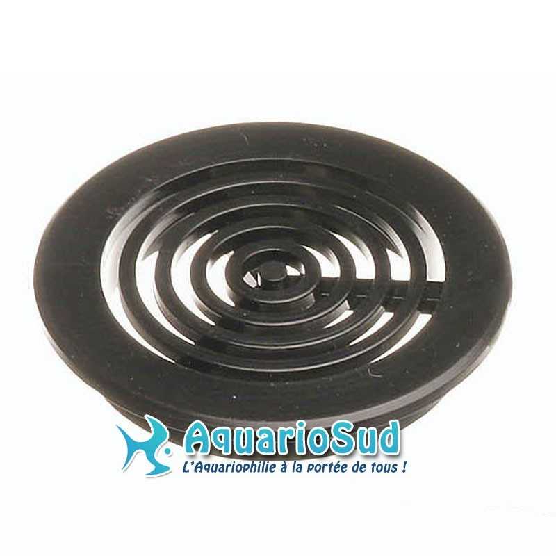 Rejilla redonda negra AQUA MEDIC - 40 mm