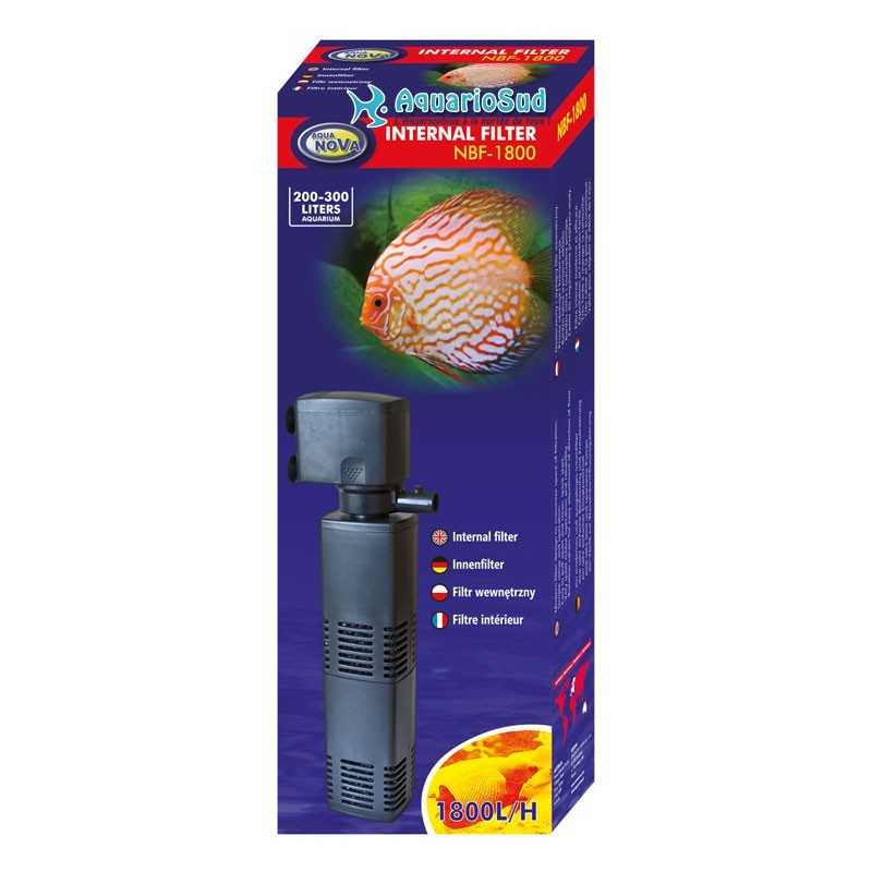 Filtro interno AQUA NOVA NBF-1800 per acquario da 200-250 L