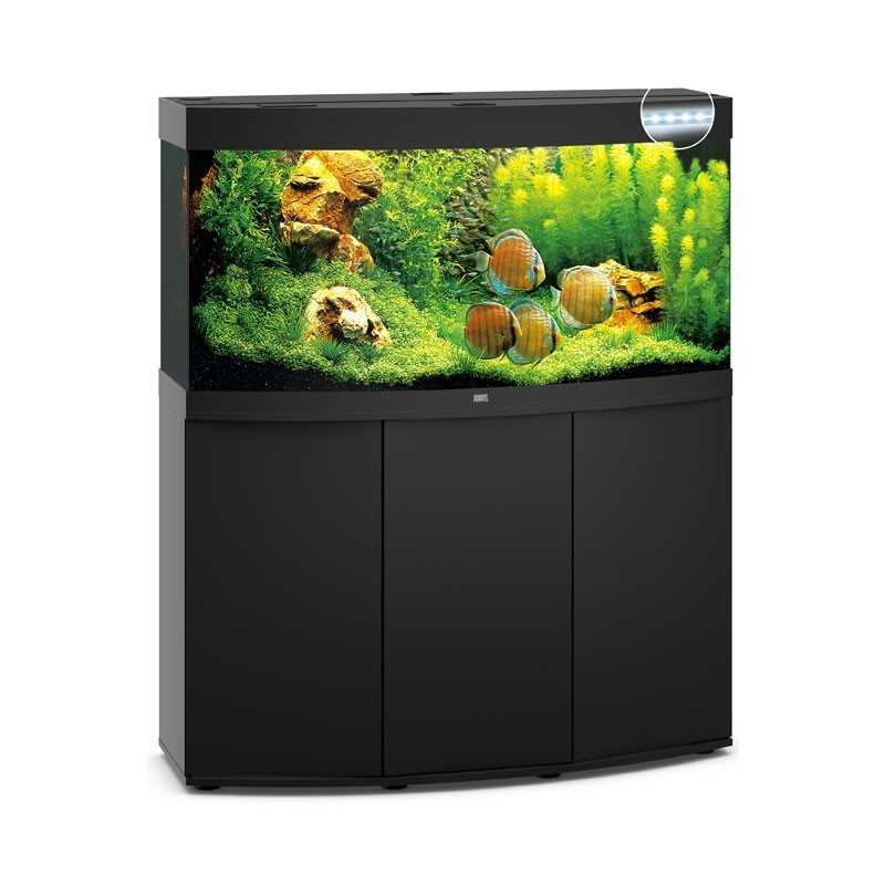 JUWEL Vision 260 LED Negro con Gabinete SBX