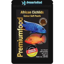 DISCUSFOOD Afrikanische Buntbarsche Farbperlen - 230gr