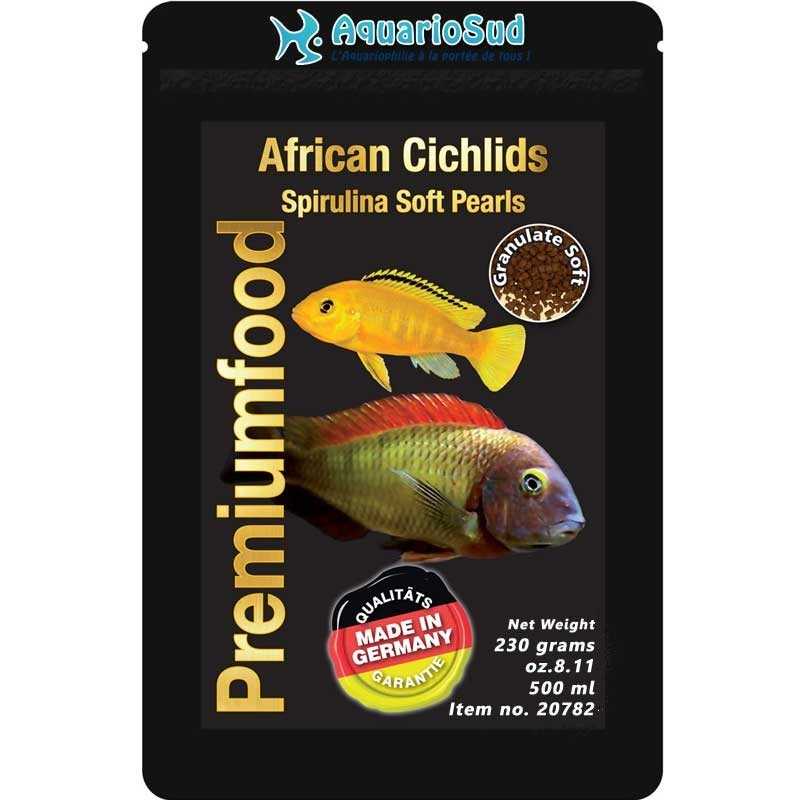 DISCUSFOOD Perle di Spirulina per Ciclidi Africani - 230gr