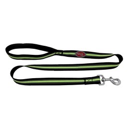 Guinzaglio riflettente in nylon nero PETNOVA