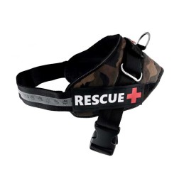 Harnais RESCUE Plus, camouflage pour chien
