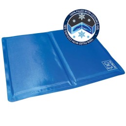 Tapis rafraîchissant bleu M-PETS