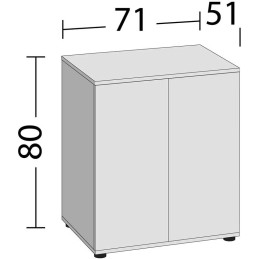 Mobili JUWEL SBX Lido 200 neri