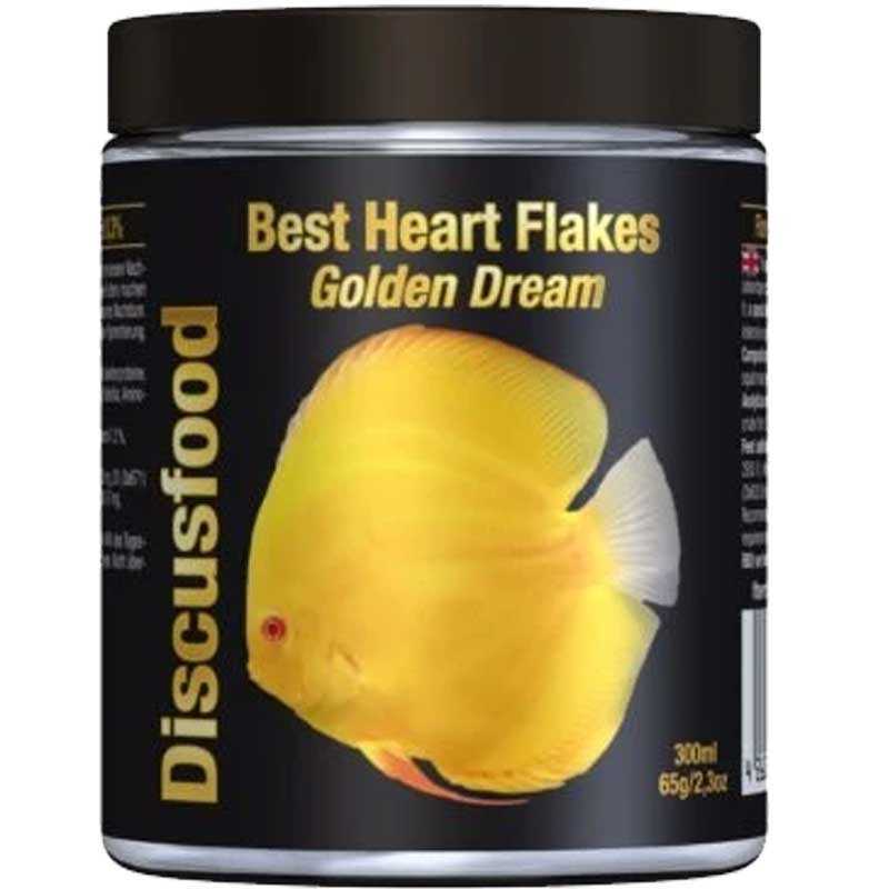 DISCUSFOOD Beste Herzflocken Golden Dream 65g