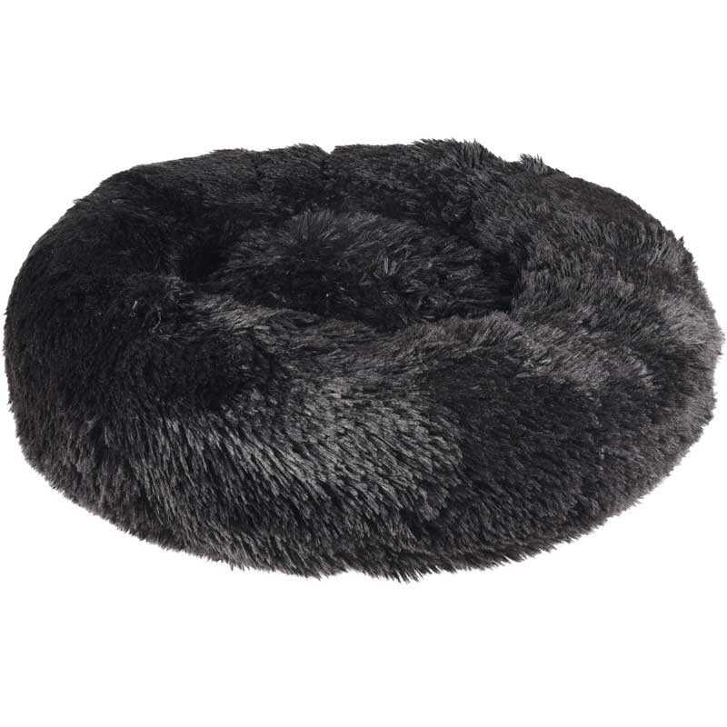Coussin rond anti-stress pour chien Ø 70cm - Colori noir