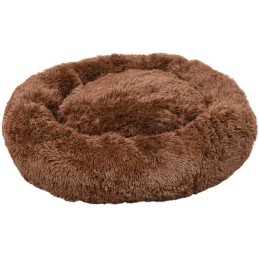 Coussin rond anti-stress pour chien Ø 90cm - Colori marron