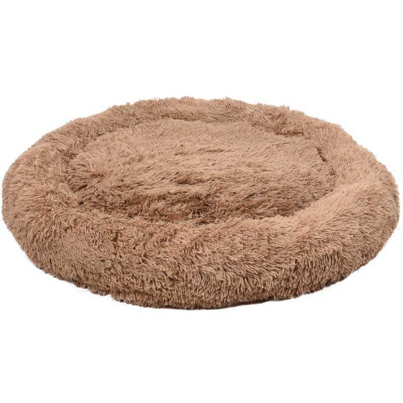 Coussin rond anti-stress pour chien Ø 90cm - Colori moka