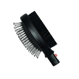 Tête de brosse double-face pour chien