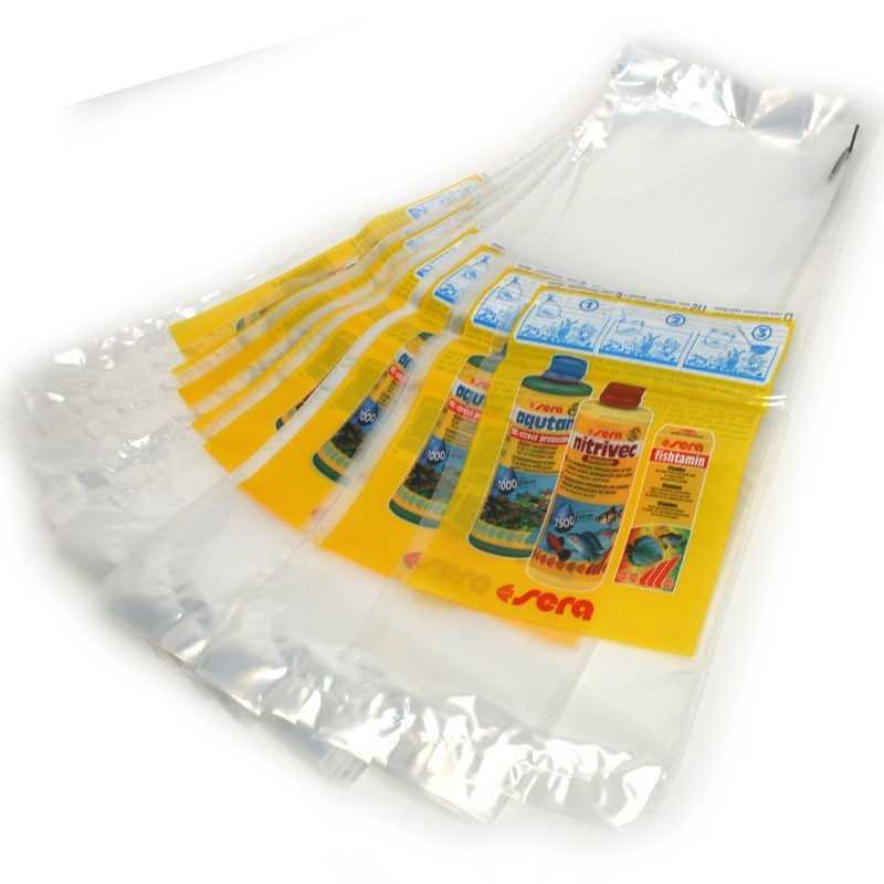 SERA Sac de transport pour poissons 57*24cm - Lot de 10
