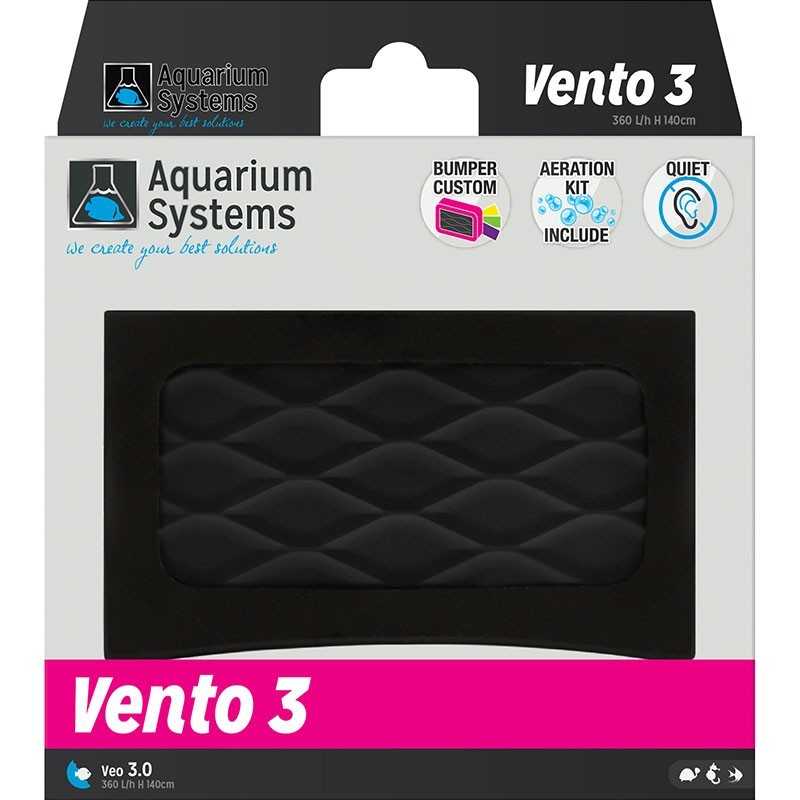 SISTEMAS DE ACUARIO Vento 3 - Bomba de aire 2x180 L/H