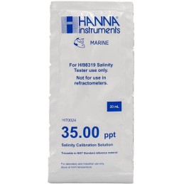 HANNA HI70024P Solution d’étalonnage de salinité à 35,00 g/L (ppt)