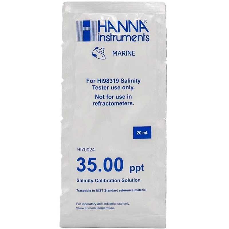 HANNA HI70024P 35,00 g/L (ppt) Salzgehalt-Kalibrierlösung