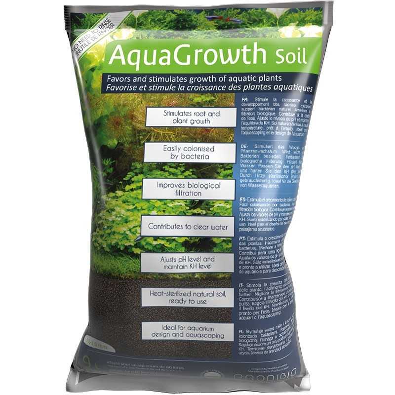 PRODIBIO Aquagrowth Soil 9 Liter - Nährboden für Aquarien