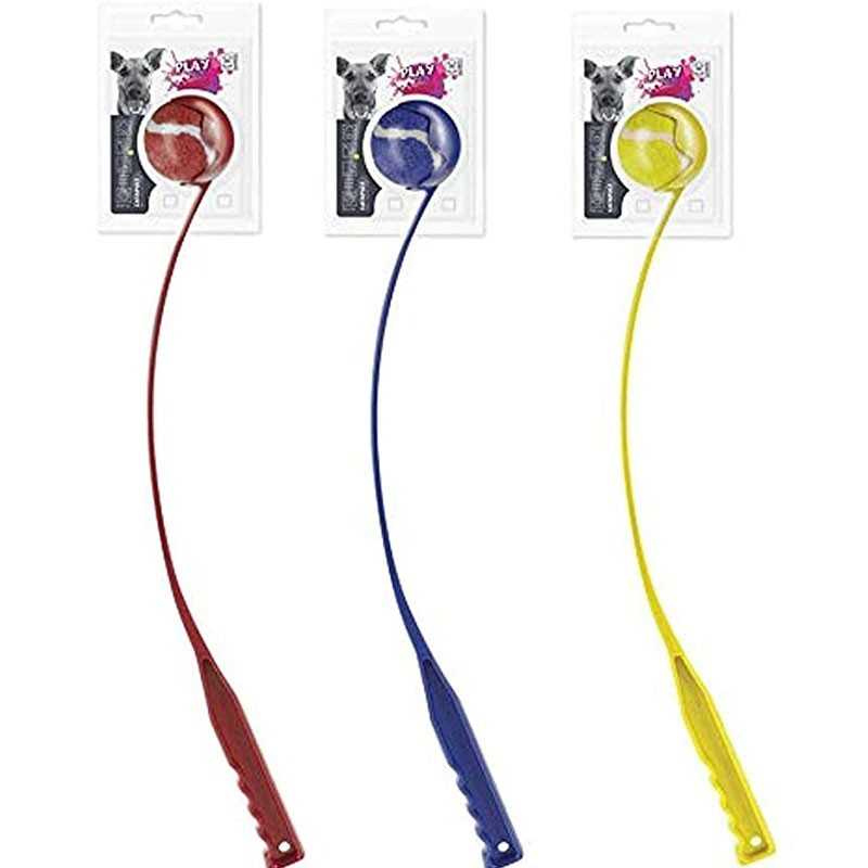 M-PETS Ballwerfer-Katapult %separator% 65x6x6cm - Verschiedene Farben