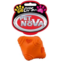 DOG LIFE STYLE Crazzy Ball, 5 cm, arancia, gusto vaniglia