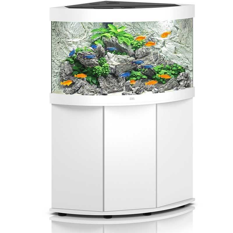 JUWEL Trigon 190 LED Aquarium mit SBX Unterschrank weiß