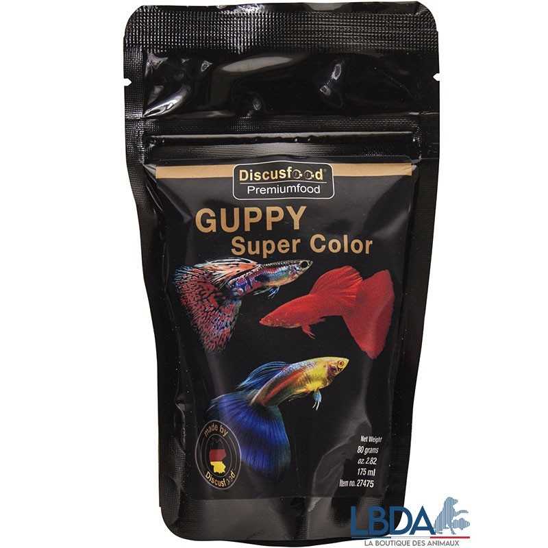 DISCUSFOOD Guppy Super Color Granulado Suave 80gr - Ref 27475