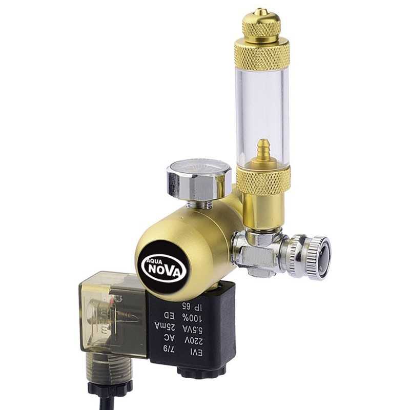 AQUA NOVA CO2-Regler mit Magnetventil und Blasenzähler