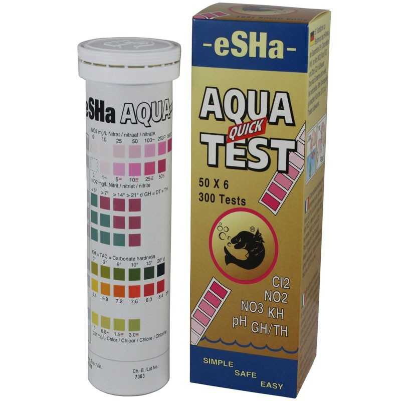 Test rapido eSHa Aqua - 50 strisce