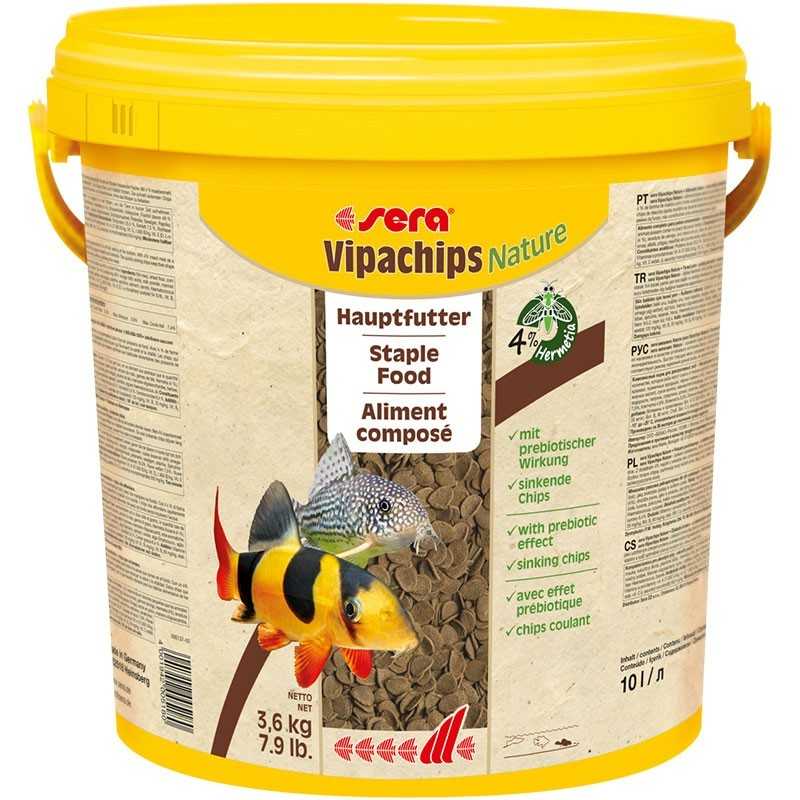 SERA Vipachips Natura 10 litri / 3,6 kg