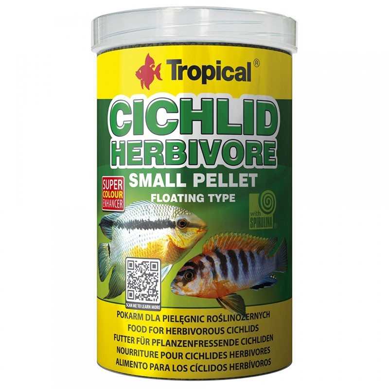 TROPICAL Cichlid Herbivore Kleines Pellet 1000 ml