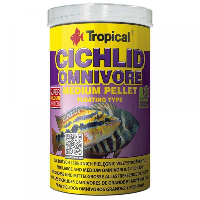 TROPICAL Cichlid Omnivore Small Pellet 1000ml