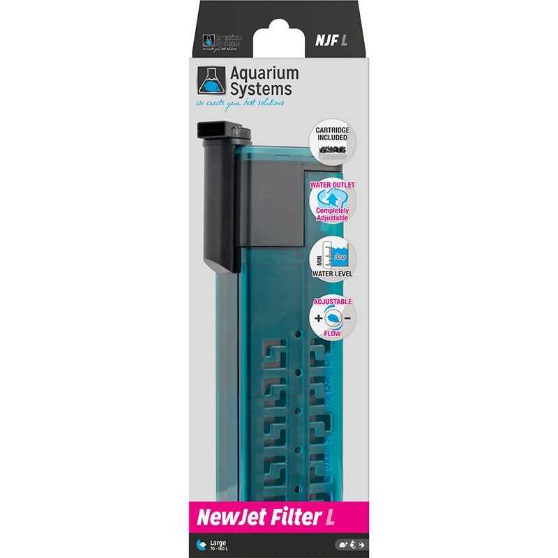 NewJet Filter L - Filtre intérieur multi-fonction AQUARIUM SYSTEMS