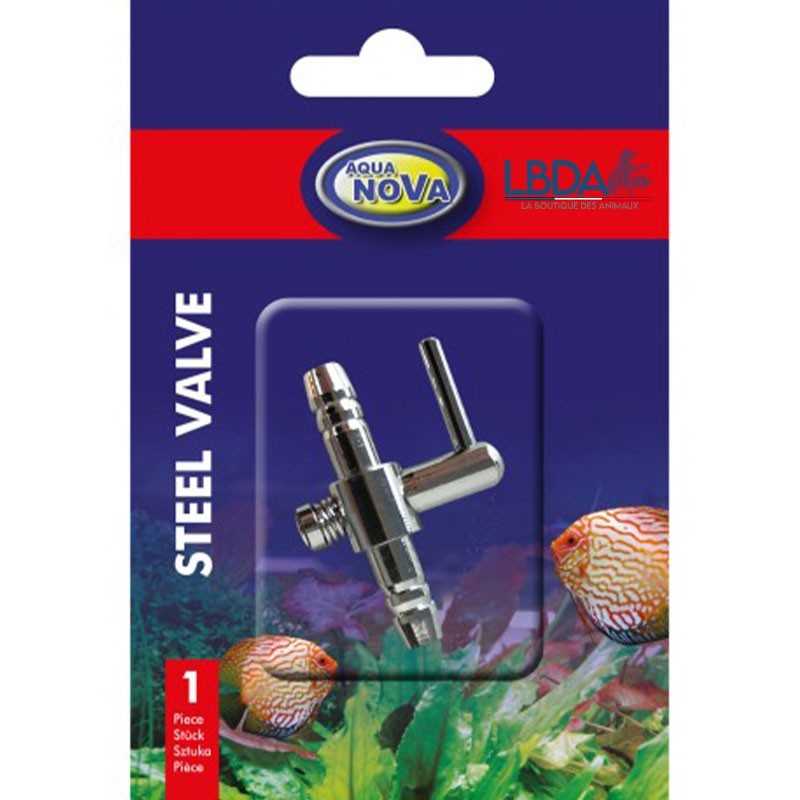 Grifo metálico recto AQUA NOVA - 1 salida