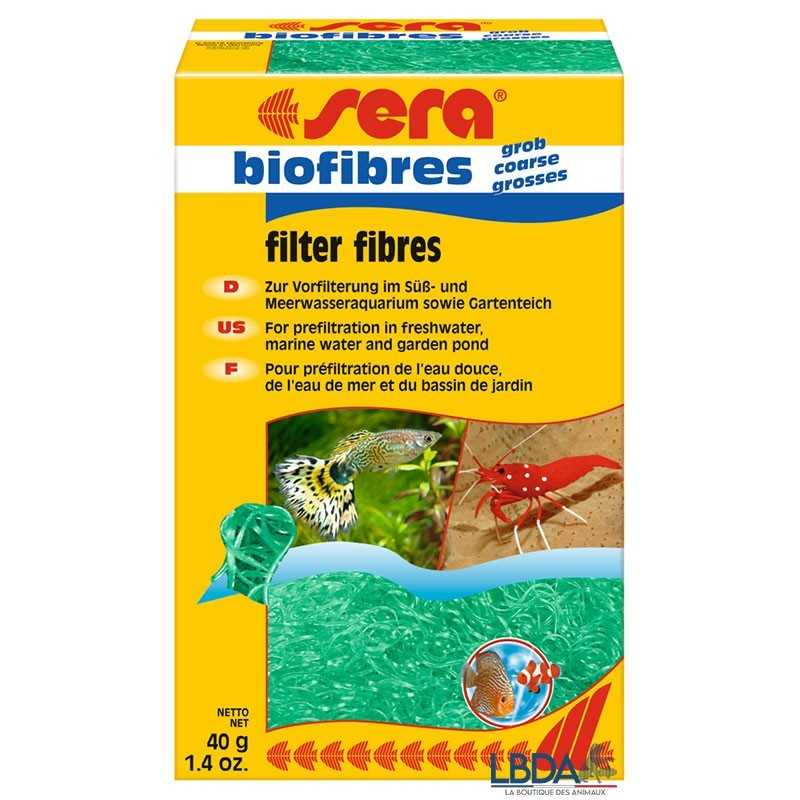 SERA biofibras gruesas - 40 g de fibra filtrante