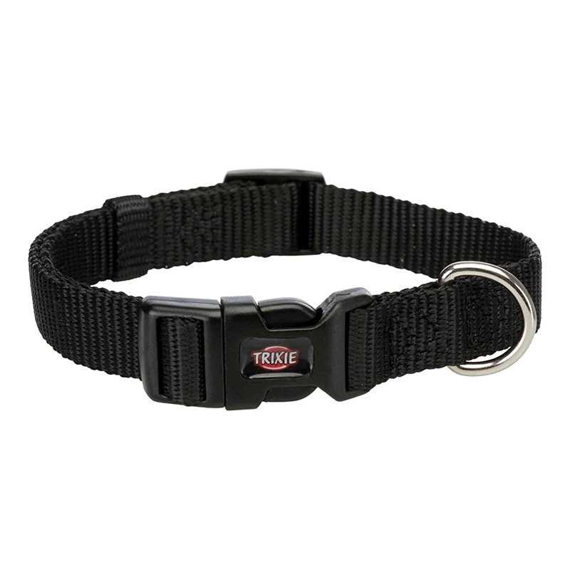 TRIXIE Premium Schwarzes Hundehalsband