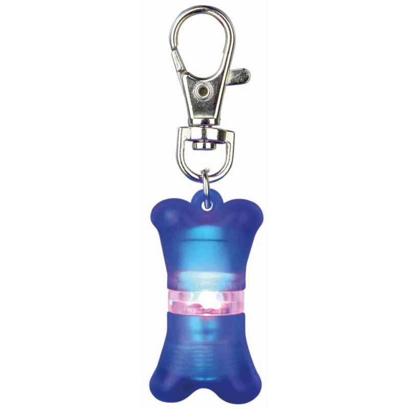 TRIXIE Flasher pour chien 2×4 cm - Colori bleu