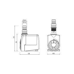 Dimensioni NUOVA pompa NewJet NJ 2300