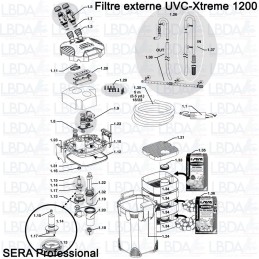 Ersatzteile Filter SERA UVC-Xtreme 1200