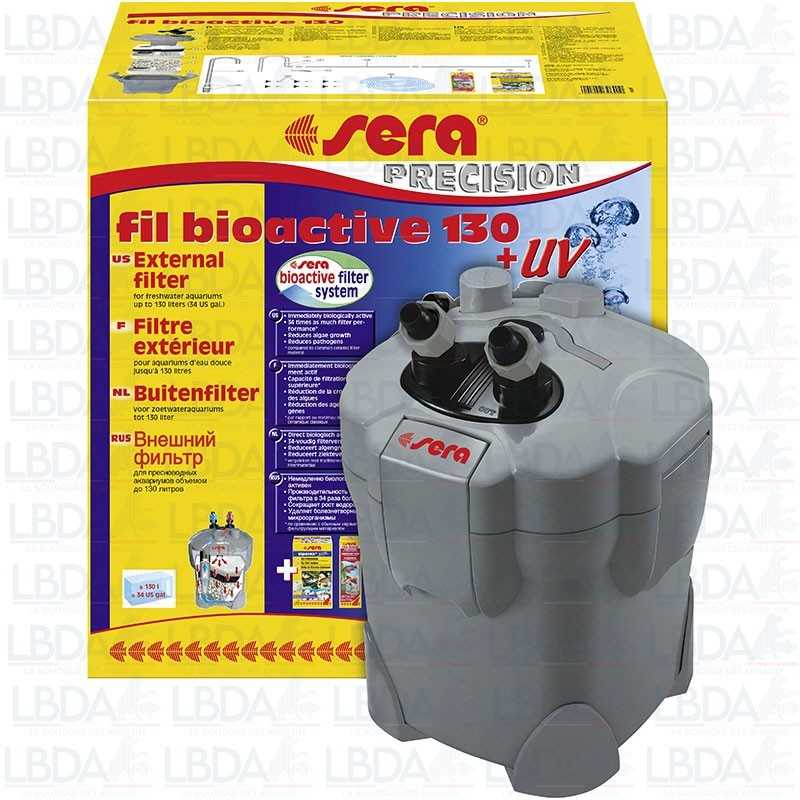 SERA Fil Bioactive 130 UV - Außenfilter für Aquarien