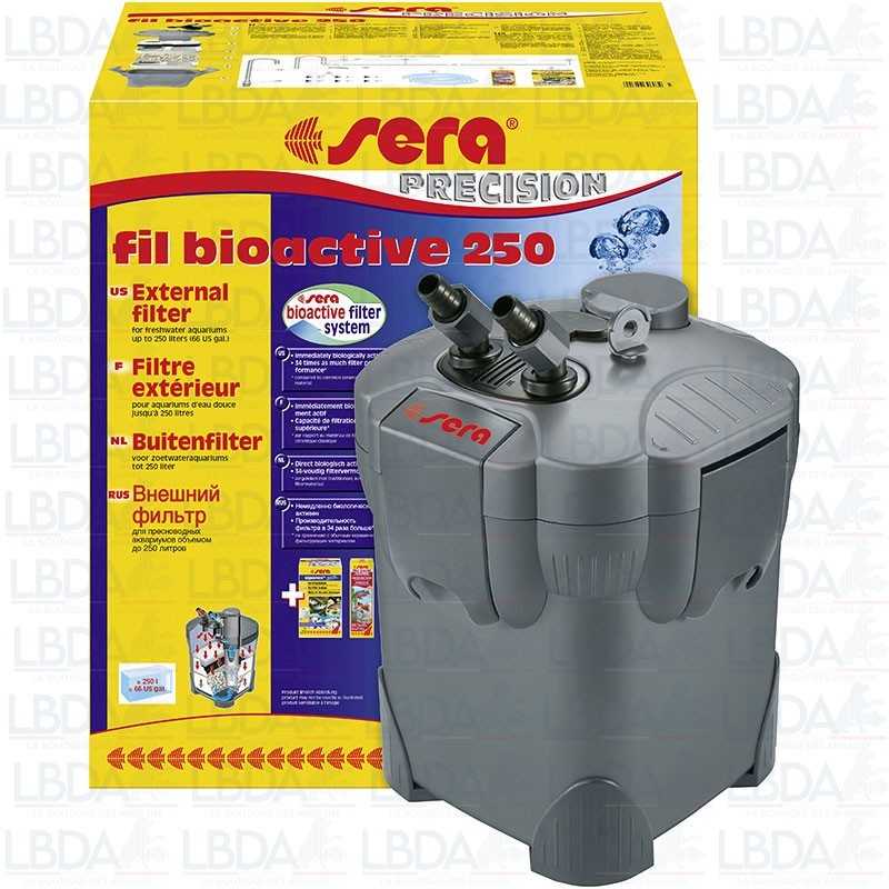 SERA Fil Bioactive 250 - Außenfilter für Aquarien