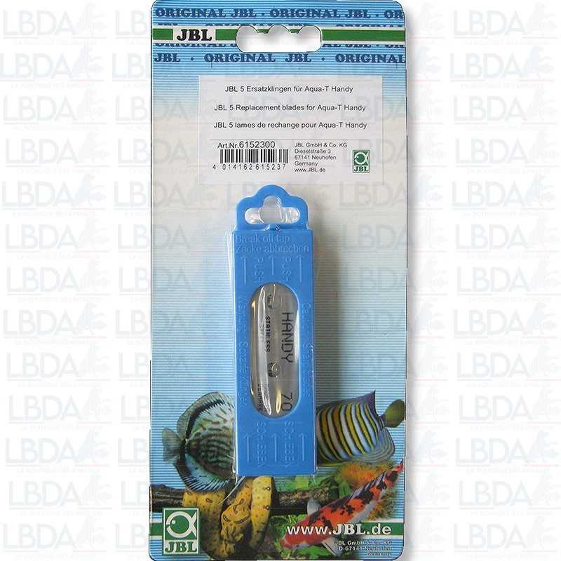 Juego de 5 cuchillas de repuesto JBL Aqua-T Handy de 70 mm