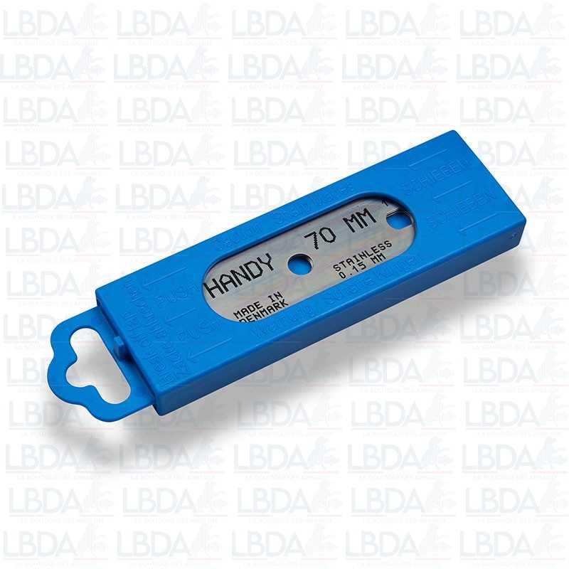 JFB Jeu de 5 Lames de rechange Aqua-T Handy 70mm