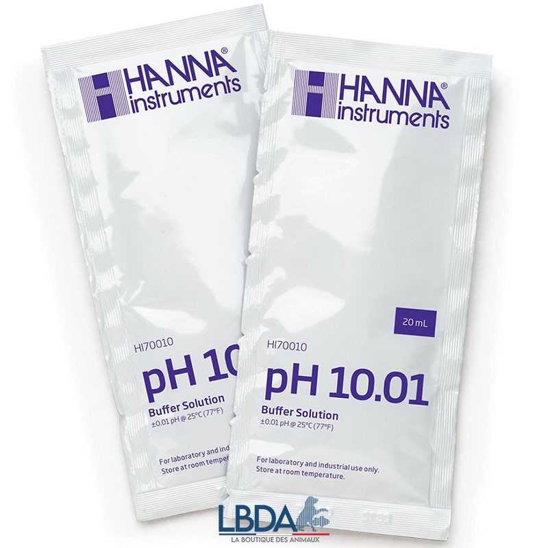 Solución tampón de pH 10.01 HI70010 de HANNA INSTRUMENTS para medidor de pH electrónico