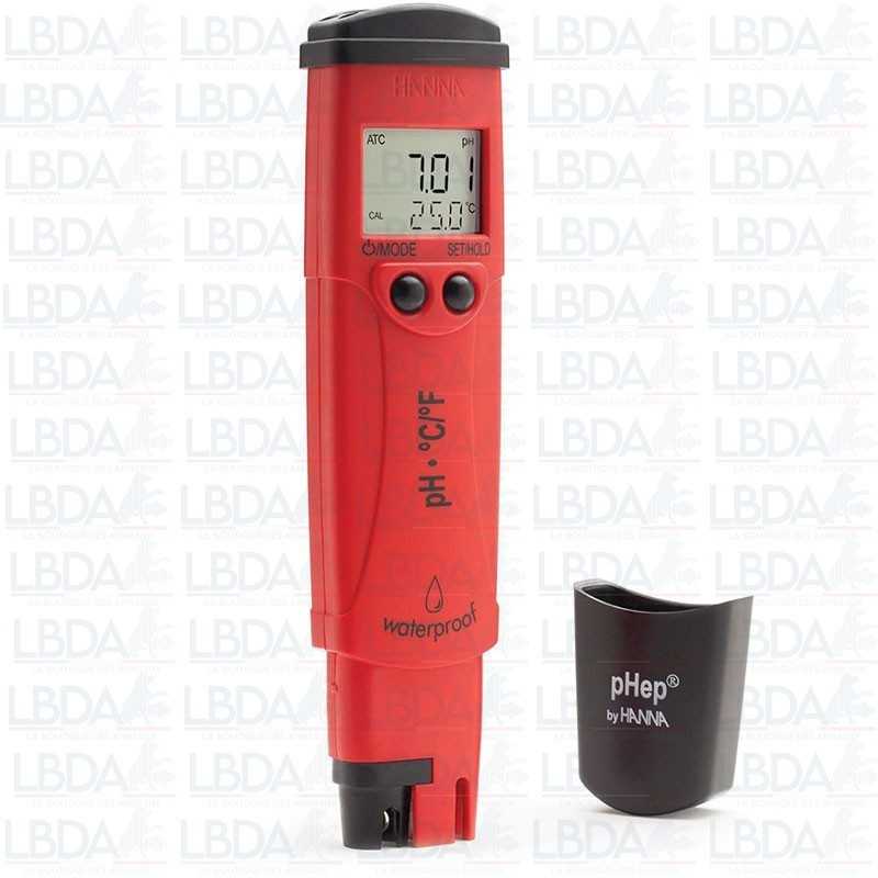HANNA INSTRUMENTS HI98128 - Medidor de pH electrónico de bolsillo resistente al agua - 0,01 pH