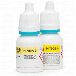 Reactivos de amoníaco HI700-25 de HANNA INSTRUMENTS para el minifotómetro HI700